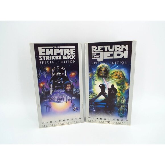 The Empire Strikes Back and Return of the Jedi VHS Special Edition Widescreen - Picture 1 of 7